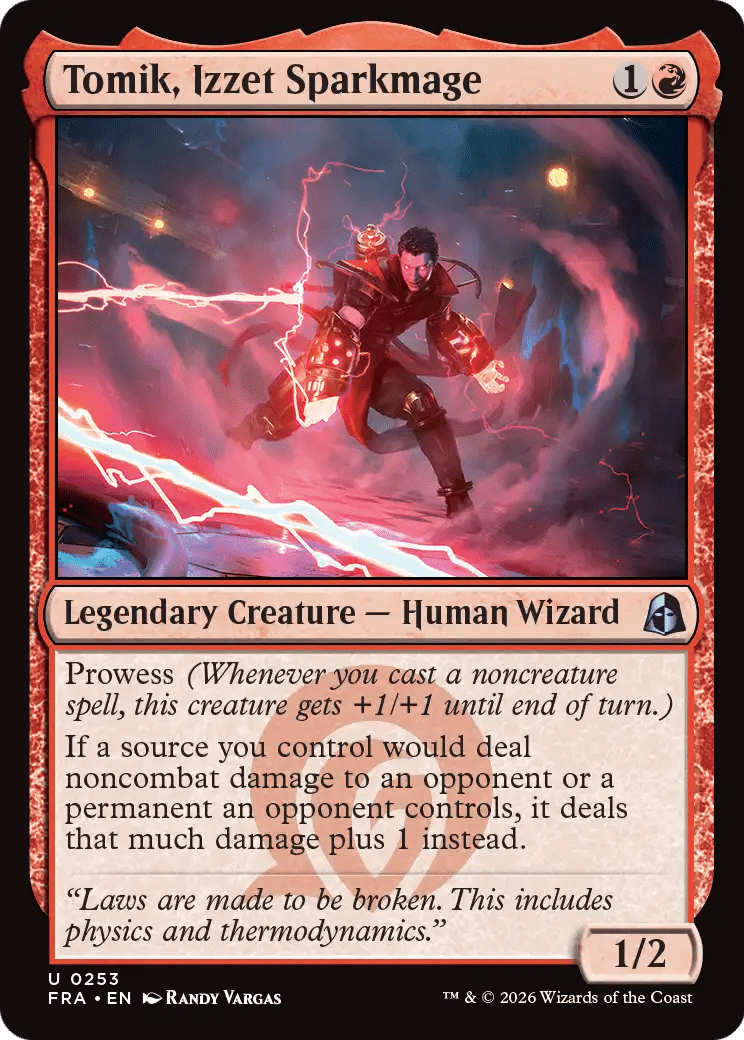 Tomik, Izzet Sparkmage [Reality Fracture] MTG Single Magic: The Gathering  | Multizone: Comics And Games