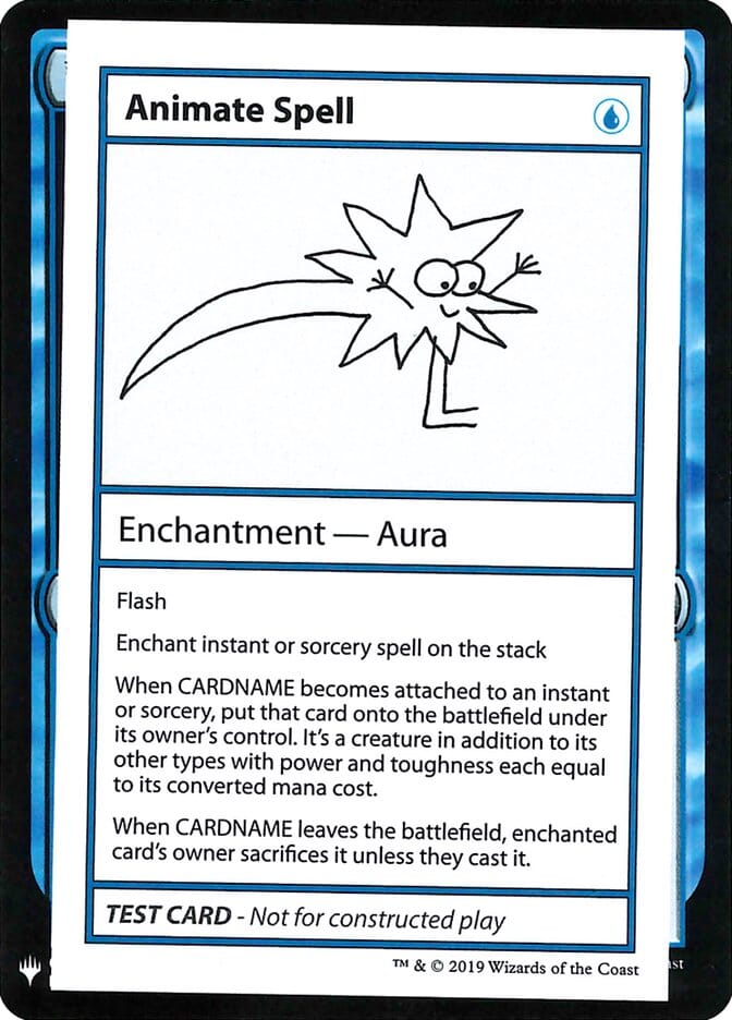 Animate Spell [Mystery Booster Playtest Cards] MTG Single Magic: The Gathering  | Multizone: Comics And Games