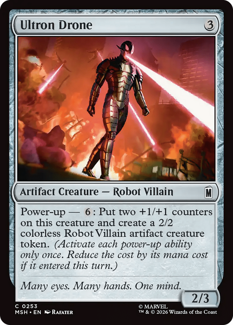 Ultron Drone [Marvel Super Heroes] MTG Single Magic: The Gathering  | Multizone: Comics And Games