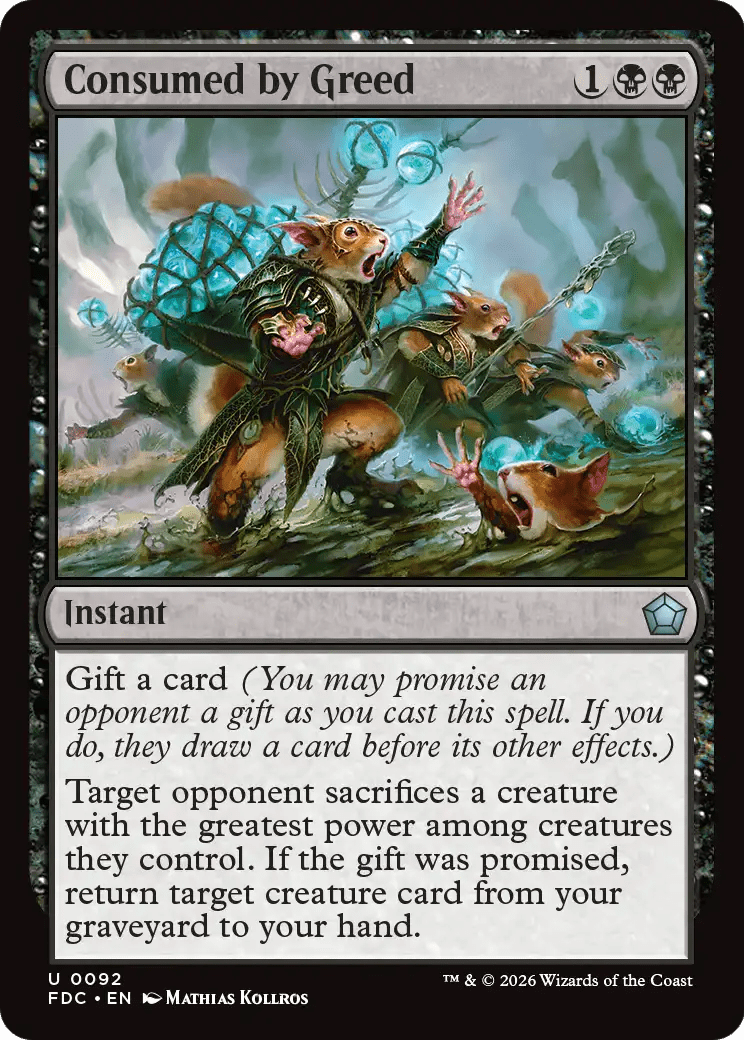 Consumed by Greed [Foundations Commander] MTG Single Magic: The Gathering  | Multizone: Comics And Games