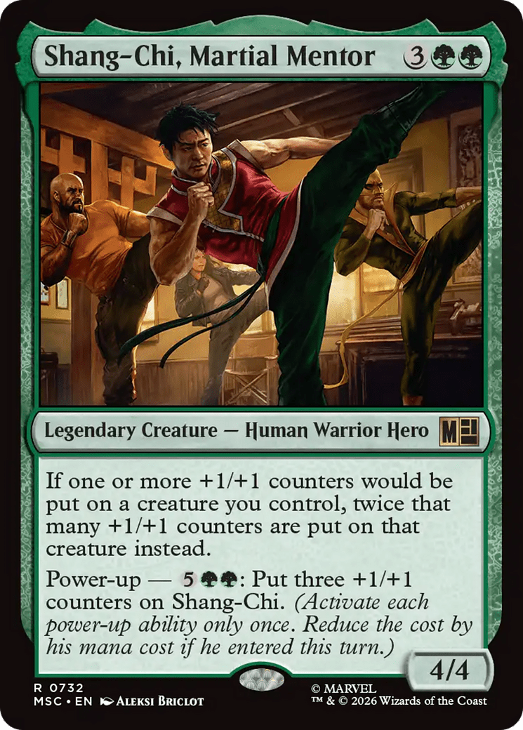 Shang-Chi, Martial Mentor [Marvel Super Heroes Commander] MTG Single Magic: The Gathering  | Multizone: Comics And Games