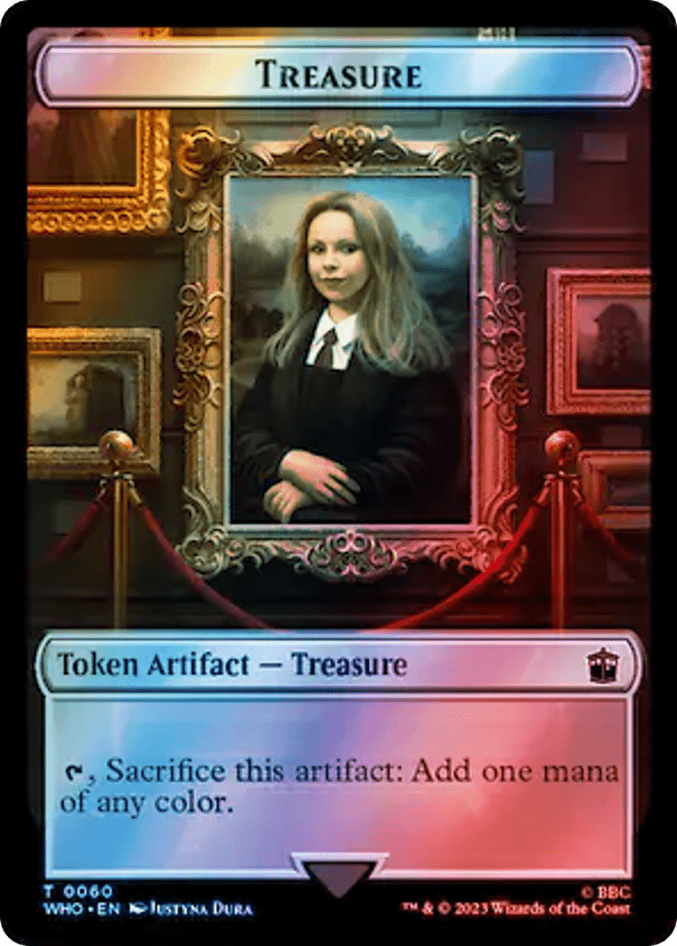 Soldier // Treasure (0060) Double-Sided Token (Surge Foil) [Doctor Who Tokens] MTG Single Magic: The Gathering  | Multizone: Comics And Games