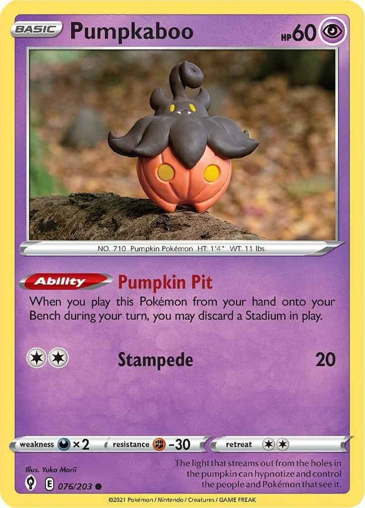 Pumpkaboo (076/203) [Sword & Shield: Evolving Skies] Pokemon Single Pokémon  | Multizone: Comics And Games