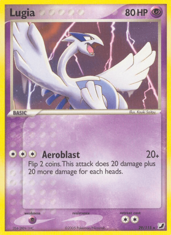 Lugia (29/115) [EX: Unseen Forces] Pokemon Single Pokémon  | Multizone: Comics And Games