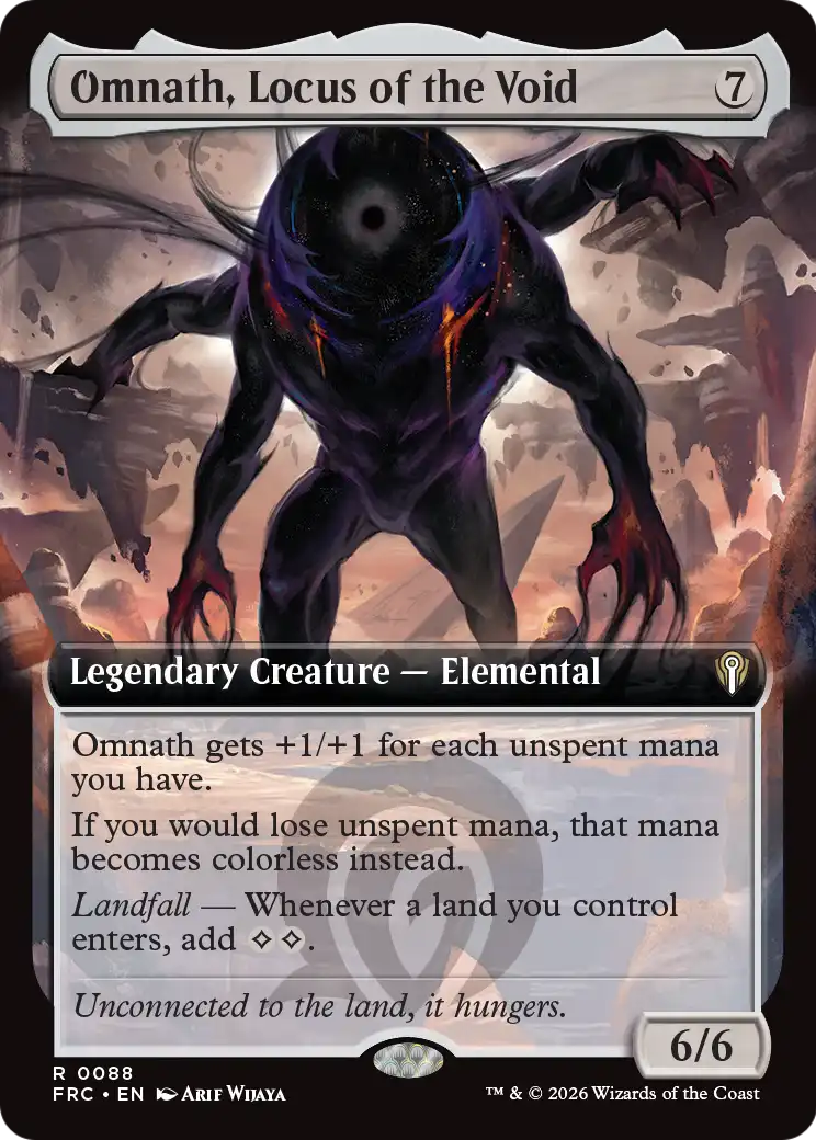 Omnath, Locus of the Void (Extended Art) [Reality Fracture Commander] | Multizone: Comics And Games