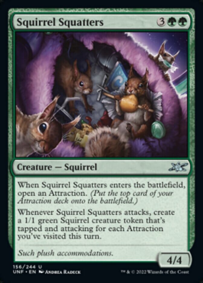 Squirrel Squatters [Unfinity] MTG Single Magic: The Gathering  | Multizone: Comics And Games
