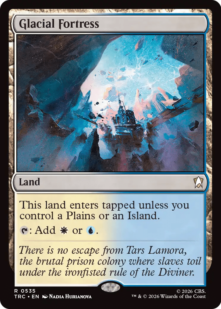 Glacial Fortress [Star Trek Commander] MTG Single Magic: The Gathering  | Multizone: Comics And Games