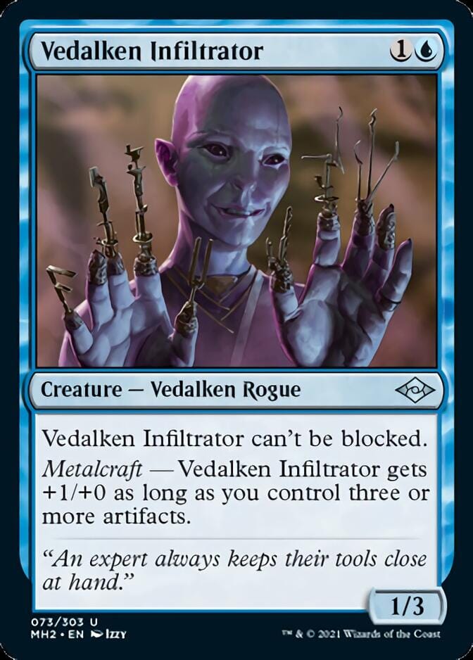 Vedalken Infiltrator [Modern Horizons 2] MTG Single Magic: The Gathering  | Multizone: Comics And Games