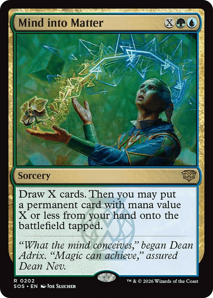 Mind into Matter [Secrets of Strixhaven] MTG Single Magic: The Gathering  | Multizone: Comics And Games