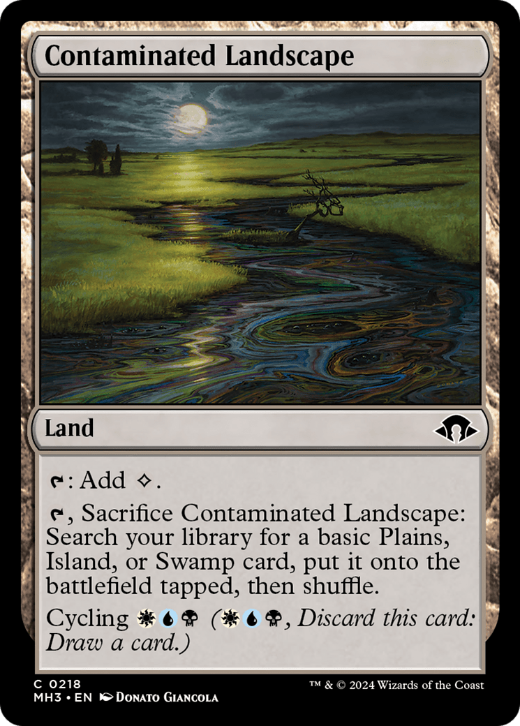 Contaminated Landscape [Modern Horizons 3] MTG Single Magic: The Gathering  | Multizone: Comics And Games