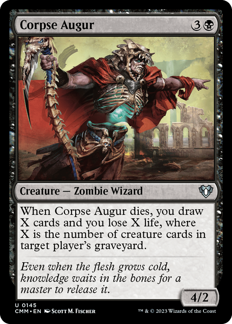 Corpse Augur [Commander Masters] MTG Single Magic: The Gathering  | Multizone: Comics And Games