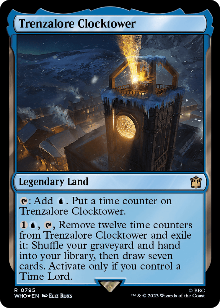 Trenzalore Clocktower (Surge Foil) [Doctor Who] MTG Single Magic: The Gathering  | Multizone: Comics And Games