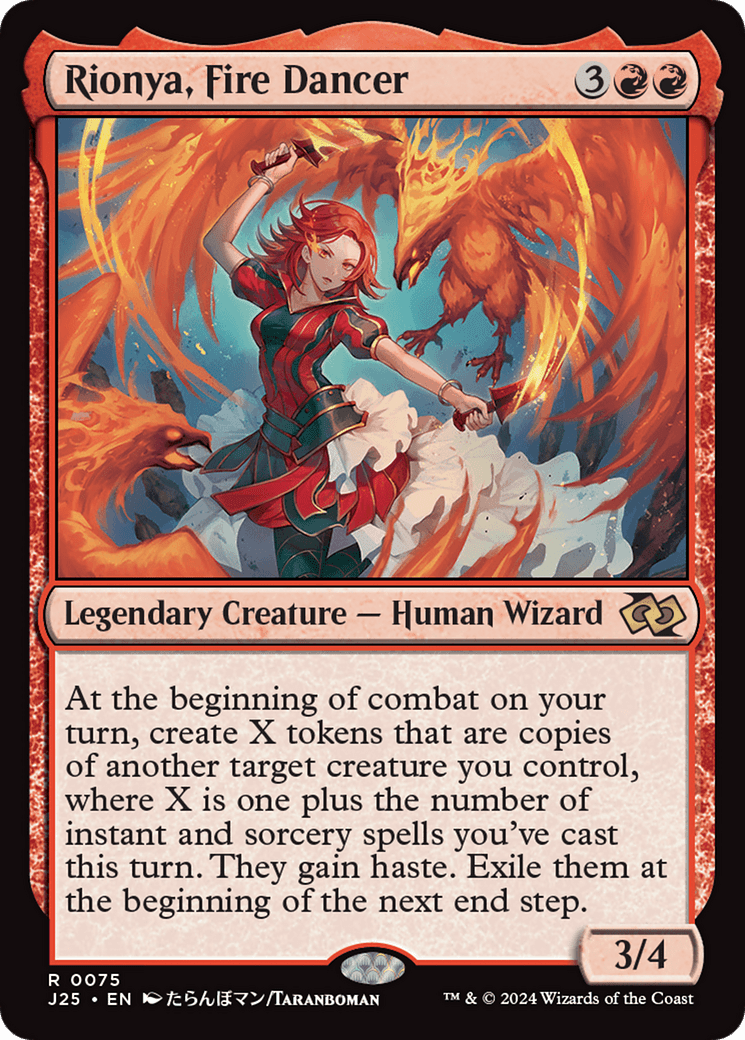 Rionya, Fire Dancer (Anime) [Foundations Jumpstart] MTG Single Magic: The Gathering  | Multizone: Comics And Games