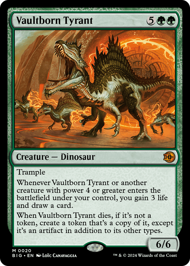 Vaultborn Tyrant [Outlaws of Thunder Junction: The Big Score] MTG Single Magic: The Gathering  | Multizone: Comics And Games