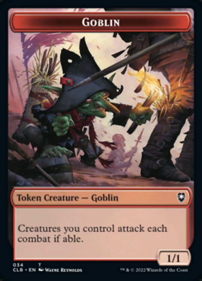 Pirate // Goblin Double-Sided Token [Commander Legends: Battle for Baldur's Gate Tokens] MTG Single Magic: The Gathering  | Multizone: Comics And Games