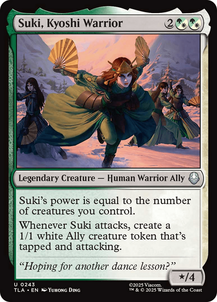 Suki, Kyoshi Warrior [Avatar: The Last Airbender] MTG Single Magic: The Gathering  | Multizone: Comics And Games