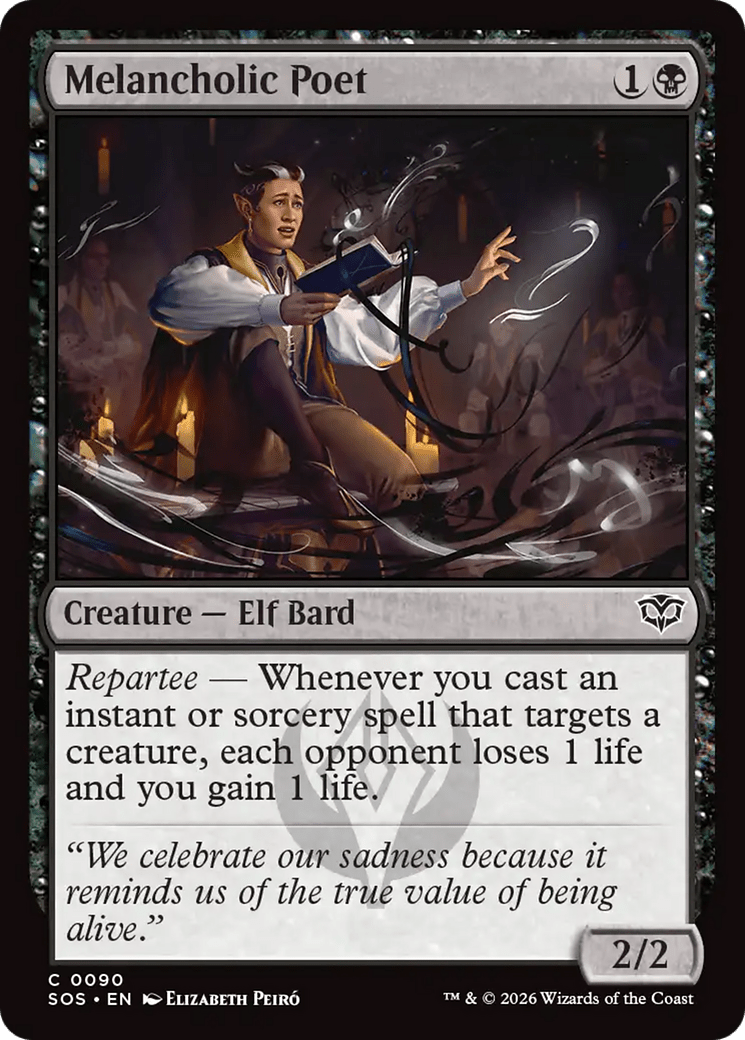Melancholic Poet [Secrets of Strixhaven] MTG Single Magic: The Gathering  | Multizone: Comics And Games