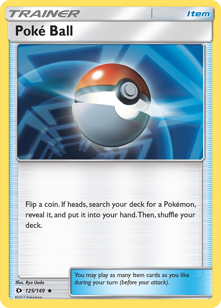 Poke Ball (125/149) [Sun & Moon: Base Set] Pokemon Single Pokémon  | Multizone: Comics And Games