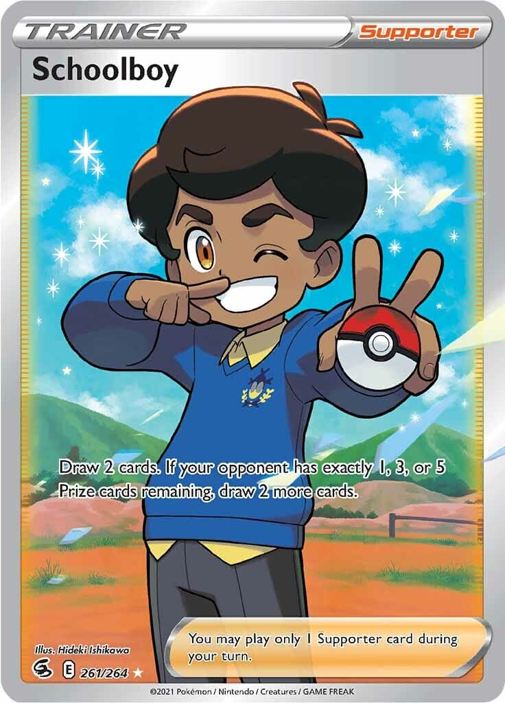 Schoolboy (261/264) [Sword & Shield: Fusion Strike] Pokemon Single Pokémon  | Multizone: Comics And Games