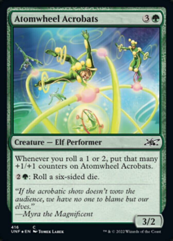 Atomwheel Acrobats (Galaxy Foil) [Unfinity] MTG Single Magic: The Gathering  | Multizone: Comics And Games
