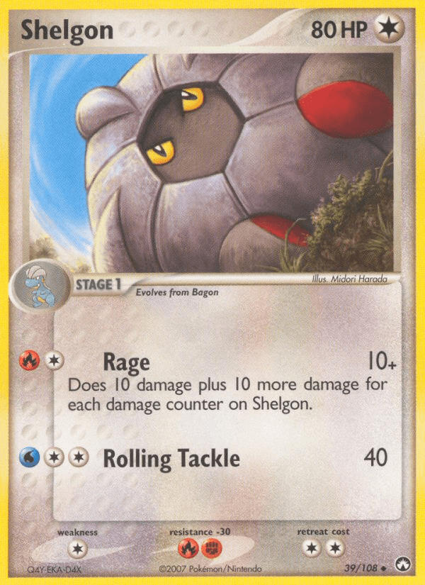 Shelgon (39/108) [EX: Power Keepers] Pokemon Single Pokémon  | Multizone: Comics And Games