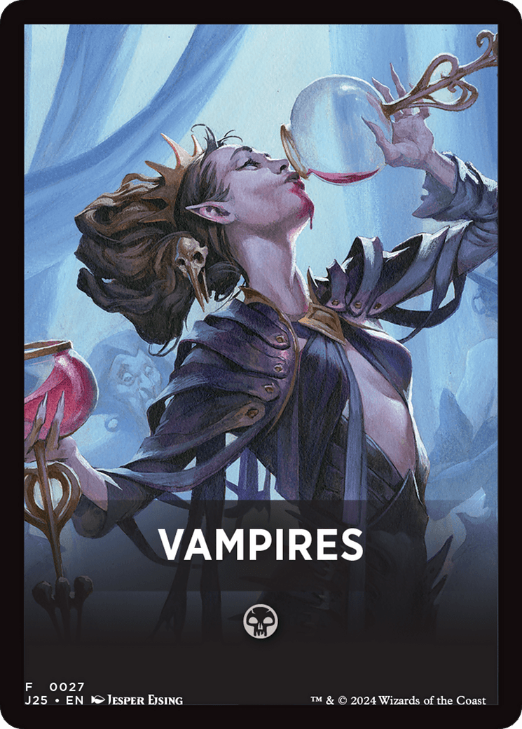 Vampires Theme Card [Foundations Jumpstart Front Cards] MTG Single Magic: The Gathering  | Multizone: Comics And Games