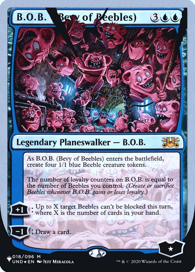B.O.B. (Bevy of Beebles) (Unfinity Foil Edition) [The List] MTG Single Magic: The Gathering  | Multizone: Comics And Games