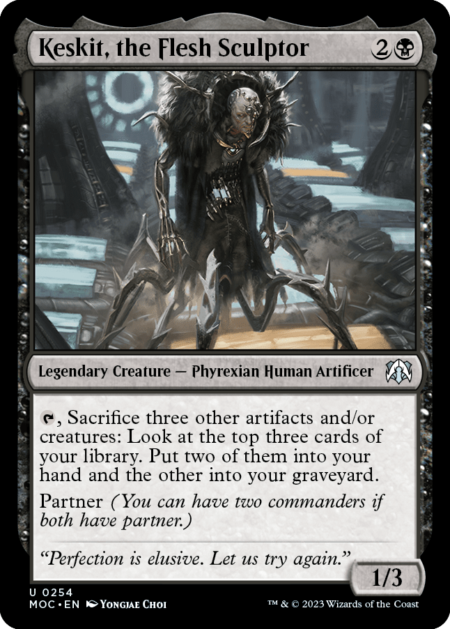 Keskit, the Flesh Sculptor [March of the Machine Commander] MTG Single Magic: The Gathering  | Multizone: Comics And Games