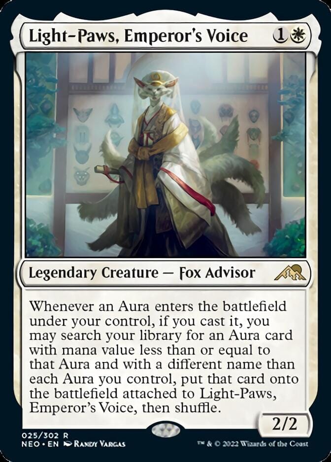 Light-Paws, Emperor's Voice [Kamigawa: Neon Dynasty] MTG Single Magic: The Gathering  | Multizone: Comics And Games