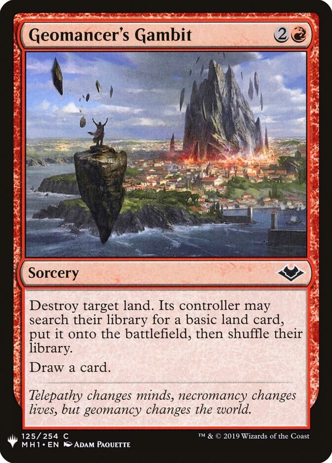 Geomancer's Gambit [Mystery Booster] MTG Single Magic: The Gathering  | Multizone: Comics And Games