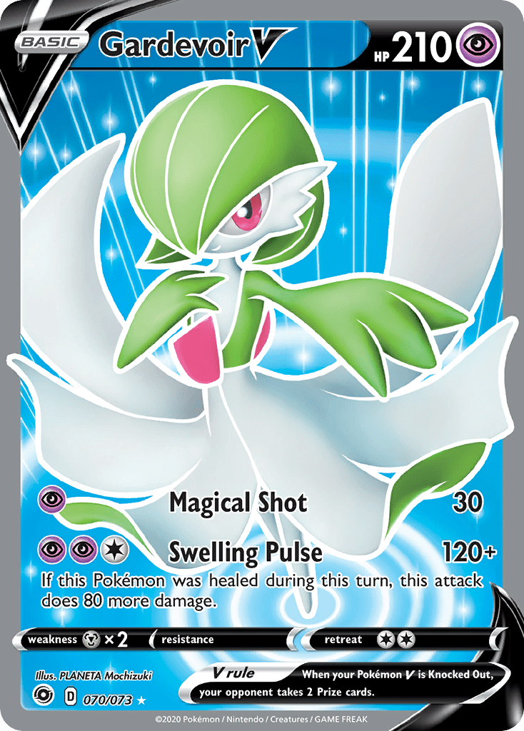 Gardevoir V (070/073) [Sword & Shield: Champion's Path] Pokemon Single Pokémon  | Multizone: Comics And Games