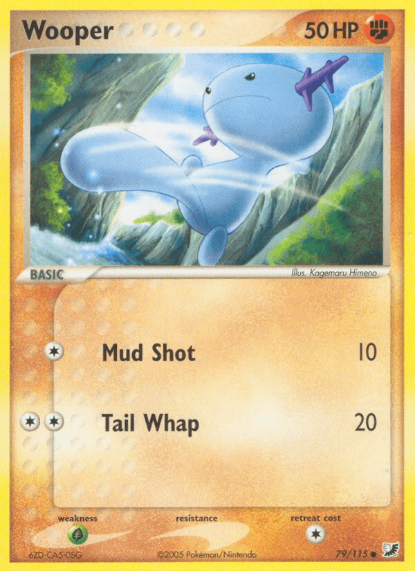 Wooper (79/115) [EX: Unseen Forces] Pokemon Single Pokémon  | Multizone: Comics And Games