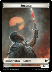 Soldier // Ogre Double-Sided Token [Commander Masters Tokens] MTG Single Magic: The Gathering  | Multizone: Comics And Games