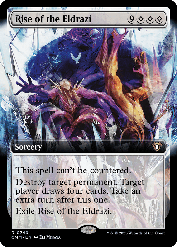 Rise of the Eldrazi (Extended Art) [Commander Masters] MTG Single Magic: The Gathering  | Multizone: Comics And Games