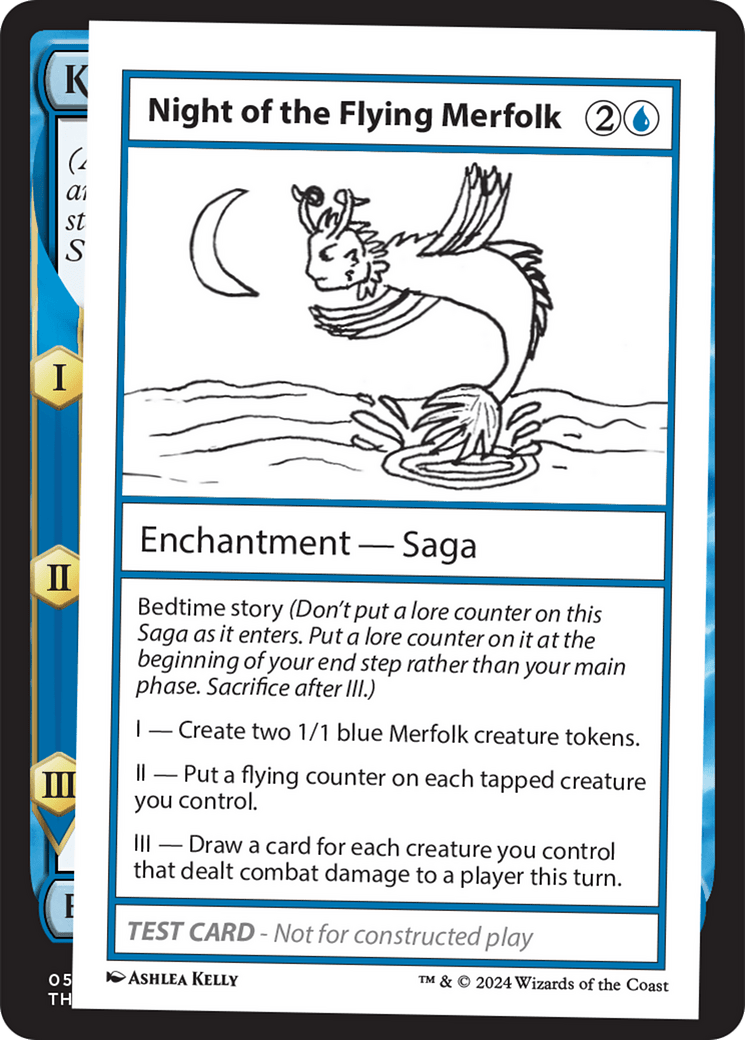 Night of the Flying Merfolk [Mystery Booster 2 Playtest Cards] MTG Single Magic: The Gathering  | Multizone: Comics And Games