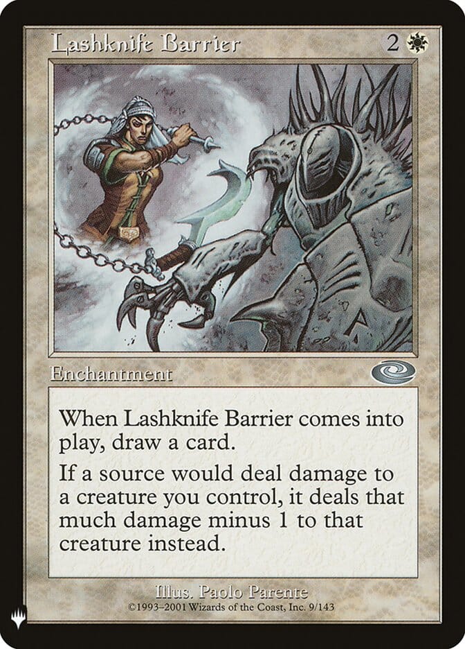 Lashknife Barrier [Mystery Booster] MTG Single Magic: The Gathering  | Multizone: Comics And Games
