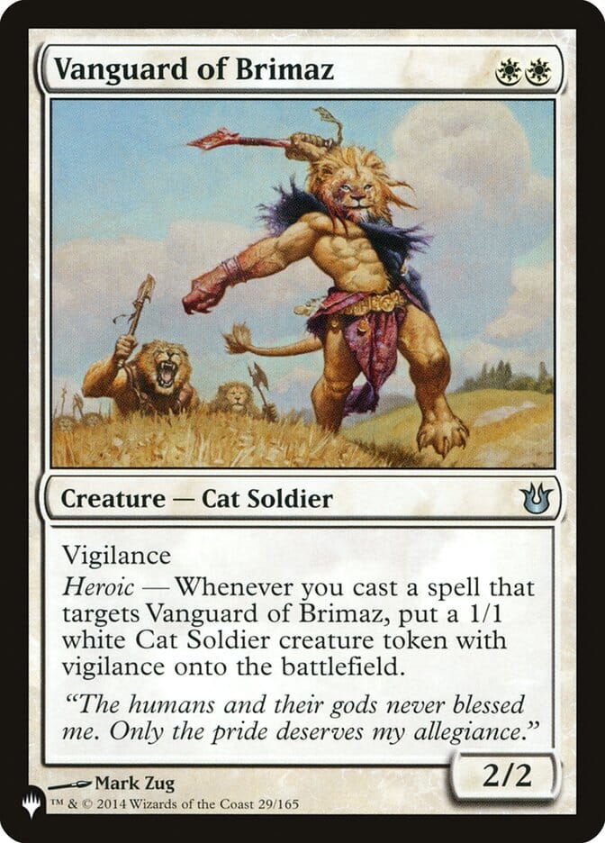 Vanguard of Brimaz [The List] MTG Single Magic: The Gathering  | Multizone: Comics And Games