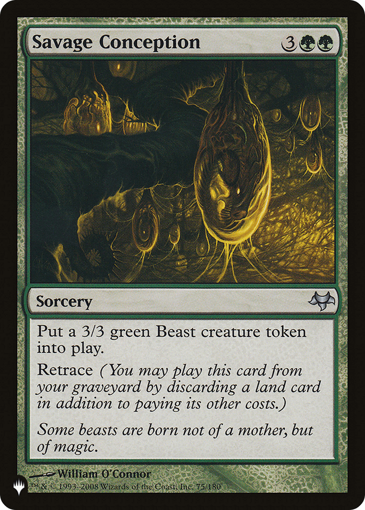 Savage Conception [The List] MTG Single Magic: The Gathering  | Multizone: Comics And Games