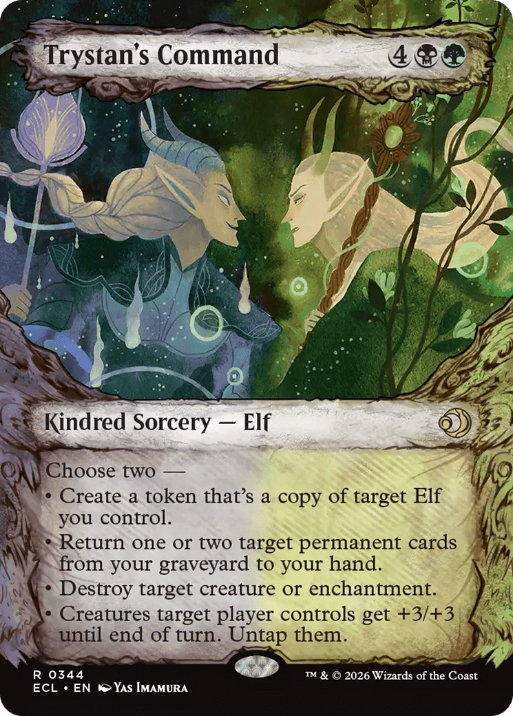 Trystan's Command (Showcase) [Lorwyn Eclipsed] MTG Single Magic: The Gathering  | Multizone: Comics And Games