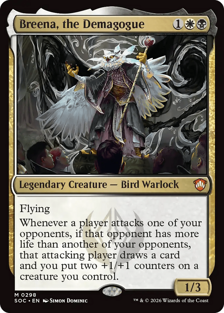 Breena, the Demagogue [Secrets of Strixhaven Commander] MTG Single Magic: The Gathering  | Multizone: Comics And Games