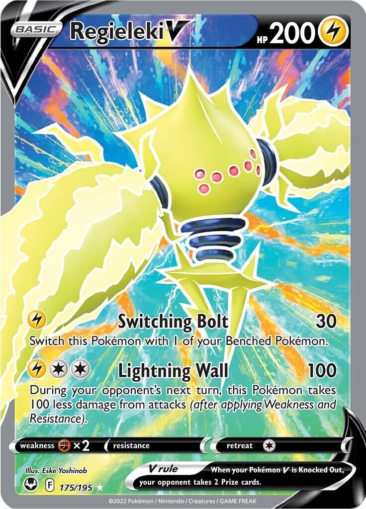 Regieleki V (175/195) [Sword & Shield: Silver Tempest] Pokemon Single Pokémon  | Multizone: Comics And Games