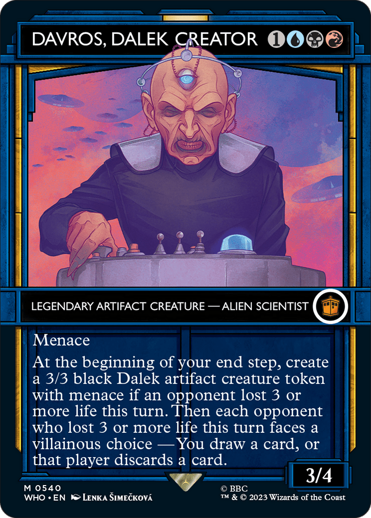 Davros, Dalek Creator (Showcase) [Doctor Who] MTG Single Magic: The Gathering  | Multizone: Comics And Games