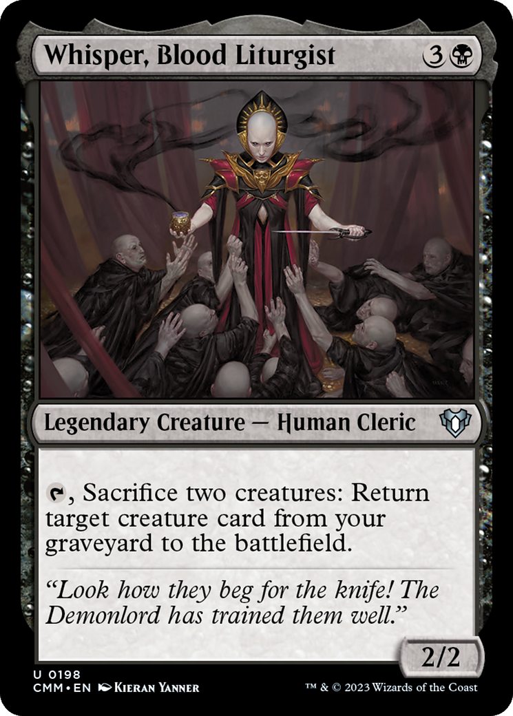 Whisper, Blood Liturgist [Commander Masters] | Multizone: Comics And Games