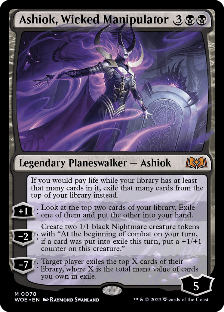 Ashiok, Wicked Manipulator [Wilds of Eldraine] MTG Single Magic: The Gathering  | Multizone: Comics And Games