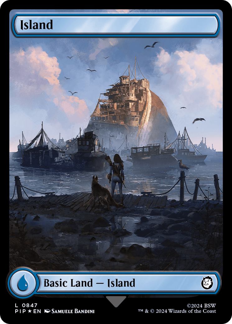 Island (0847) (Surge Foil) [Fallout] MTG Single Magic: The Gathering  | Multizone: Comics And Games