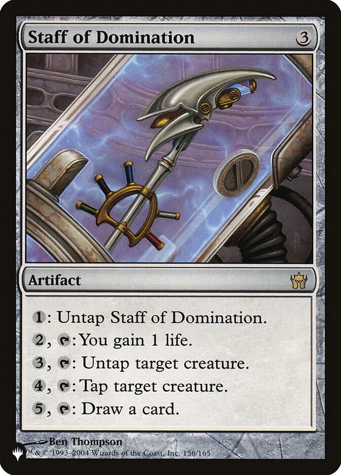 Staff of Domination [The List] MTG Single Magic: The Gathering  | Multizone: Comics And Games