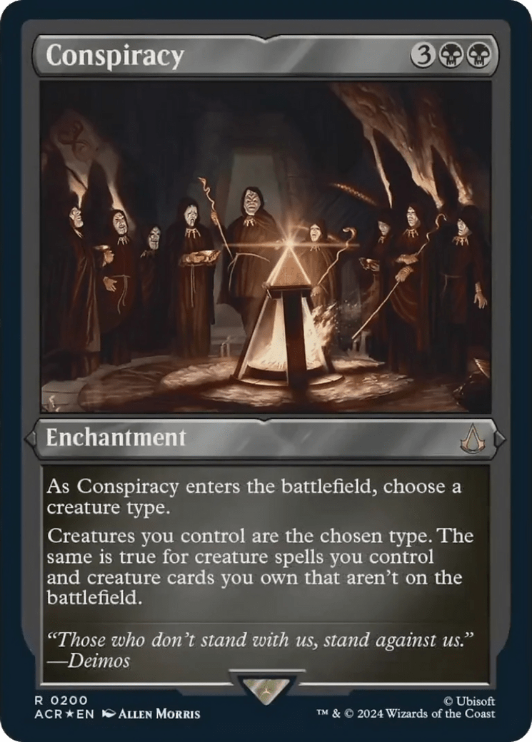 Conspiracy (Foil Etched) [Assassin's Creed] MTG Single Magic: The Gathering  | Multizone: Comics And Games