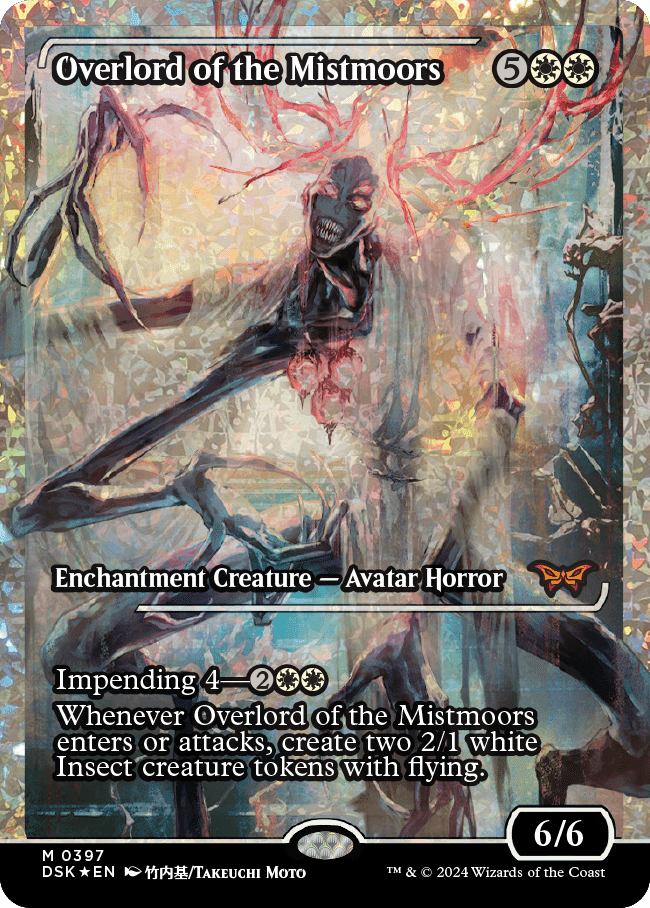 Overlord of the Mistmoors (Japan Showcase Fracture Foil) [Duskmourn: House of Horror] MTG Single Magic: The Gathering  | Multizone: Comics And Games