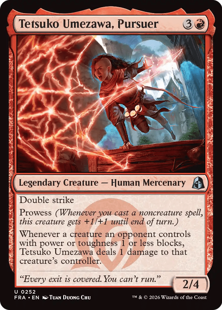 Tetsuko Umezawa, Pursuer [Reality Fracture] MTG Single Magic: The Gathering  | Multizone: Comics And Games