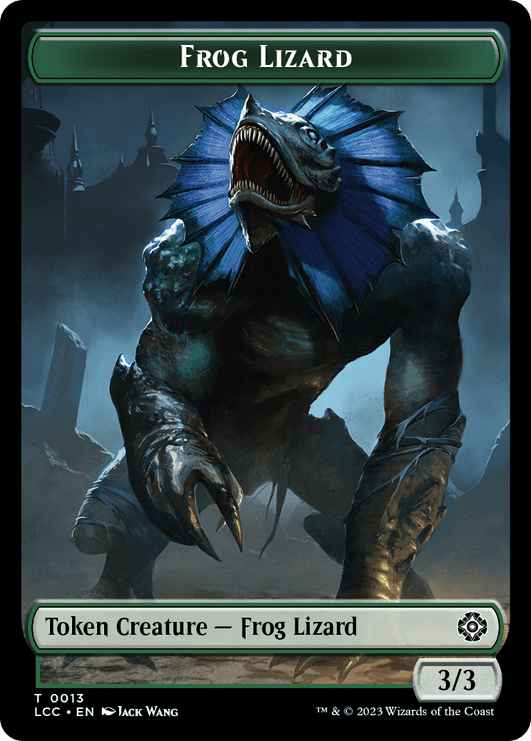 Frog Lizard // Merfolk (0003) Double-Sided Token [The Lost Caverns of Ixalan Commander Tokens] MTG Single Magic: The Gathering  | Multizone: Comics And Games